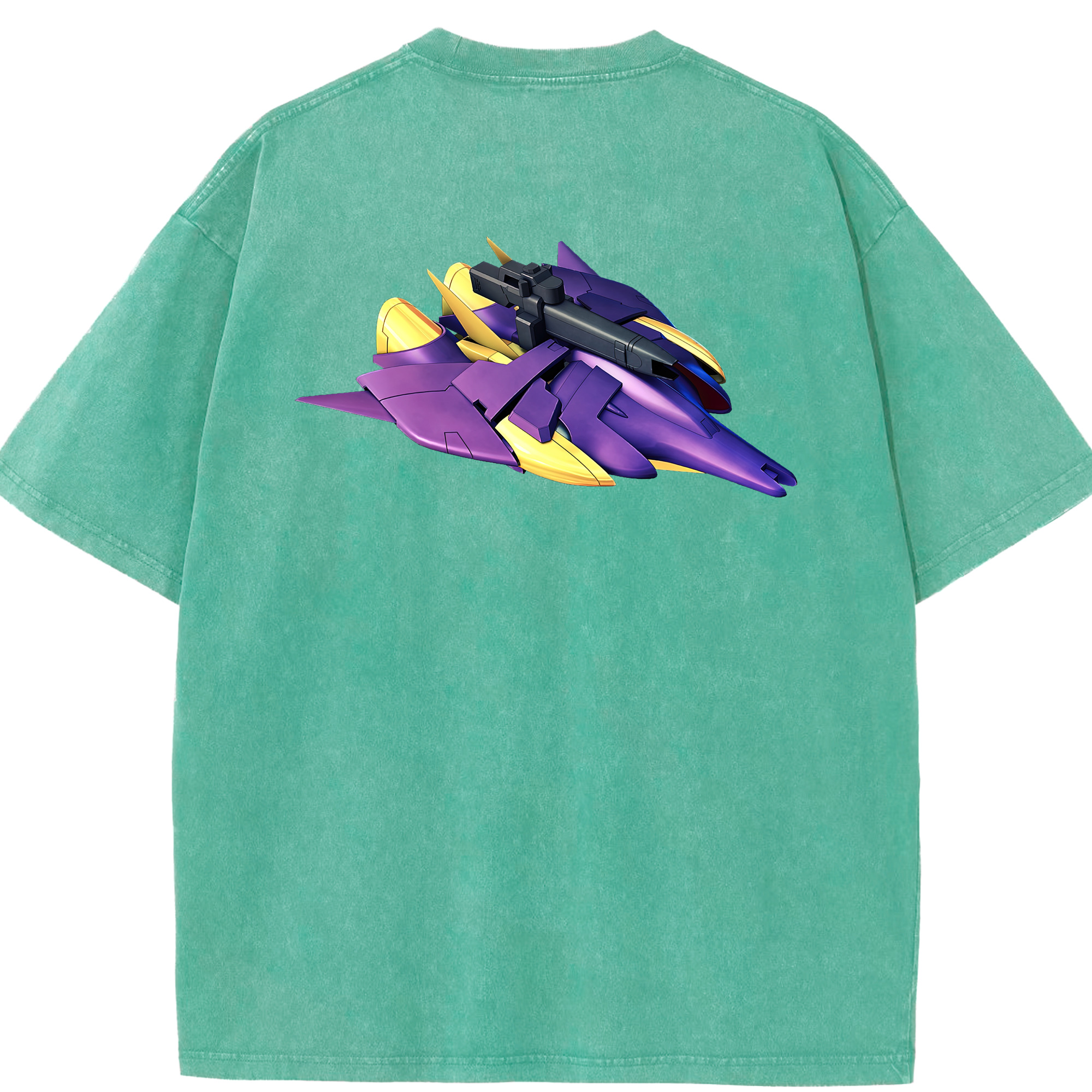 （画像用） 機動戦士ガンダム Mobile Suit Gundam 綿100% ヴィンテージ風 半袖Tシャツ（背面プリント）